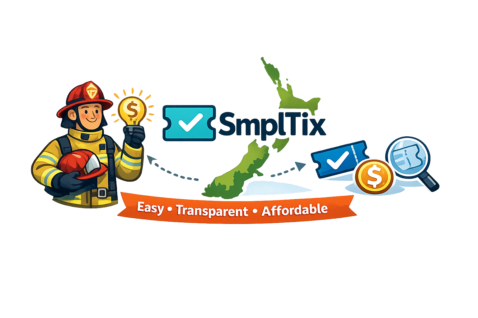 SmplTix origin story illustration